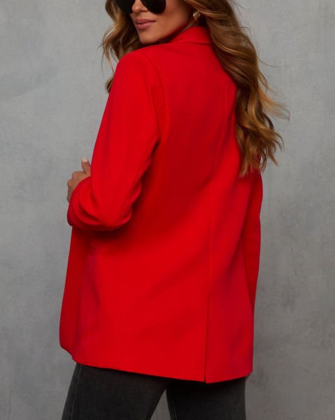 RED BLAZER JACKET