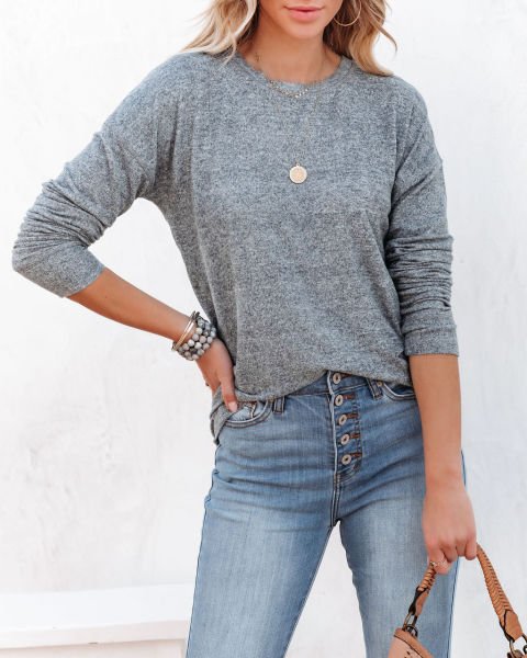 GREY SWEATSHIRT