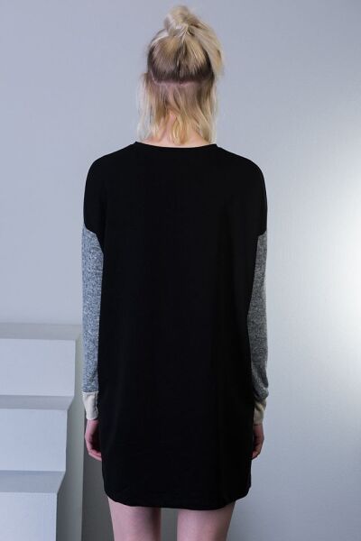 BLACK-GREY DRESS