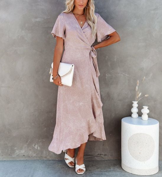 Dress Rose-Printed Nd23802