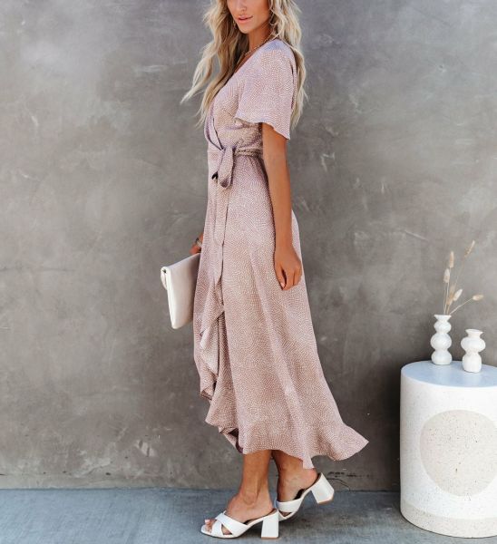 Dress Rose-Prınted Nd23802