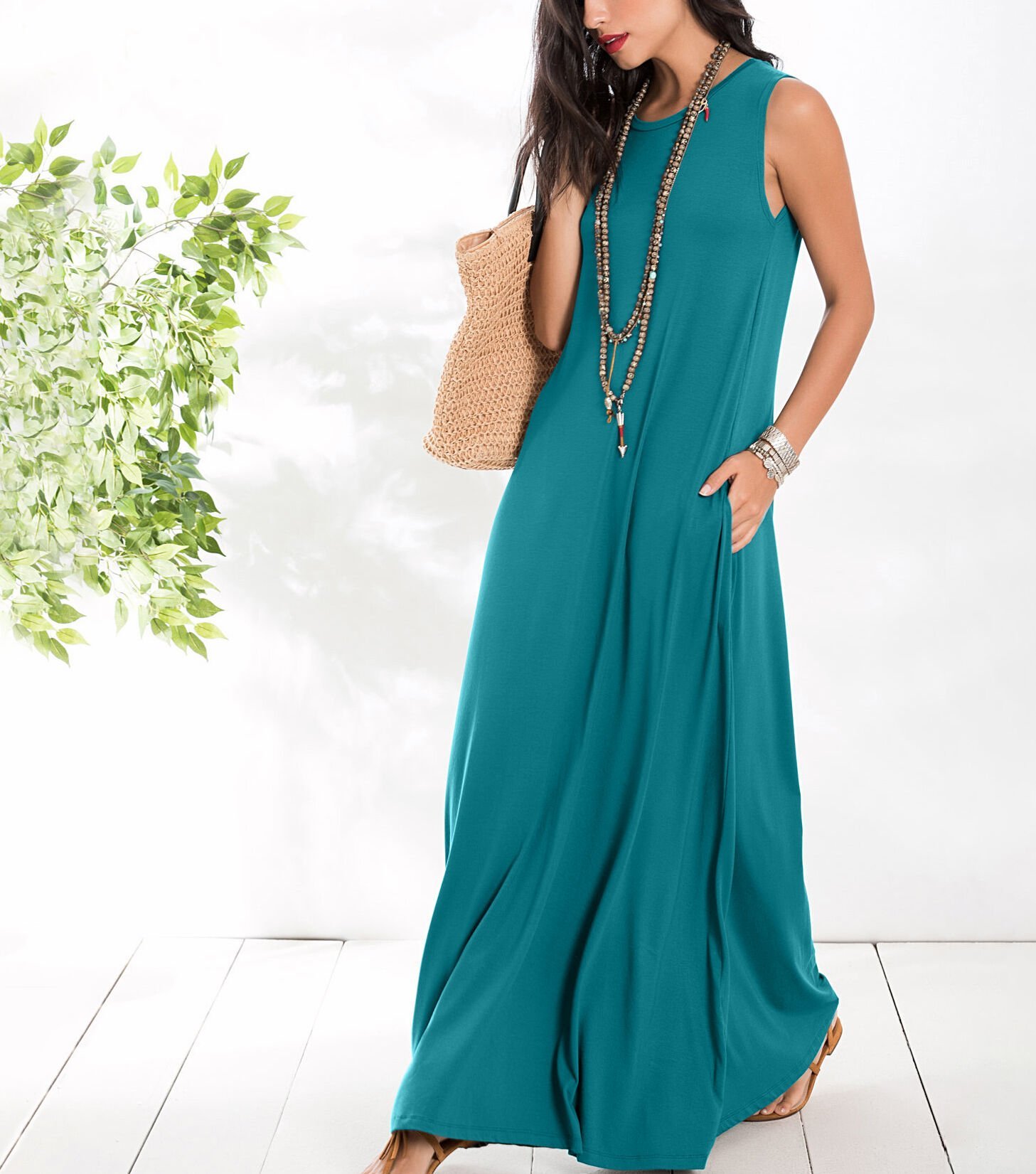 OIL-BLUE DRESS