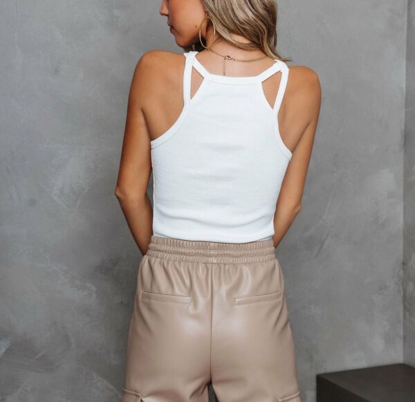 Vest Top Whıte Nd25218