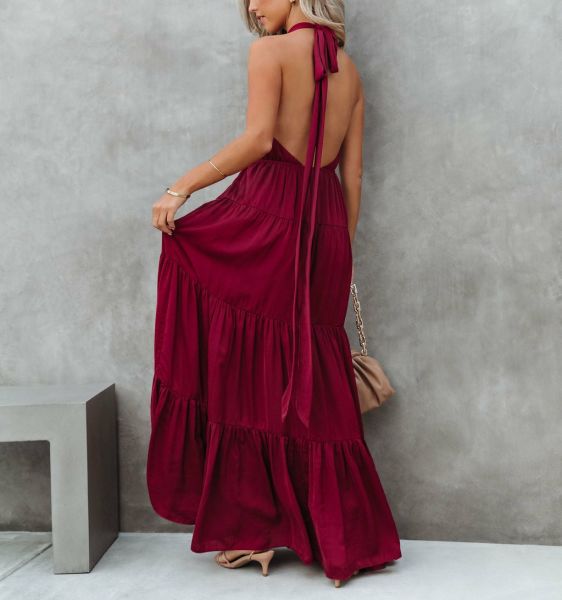 Dress Burgundy Nd25352
