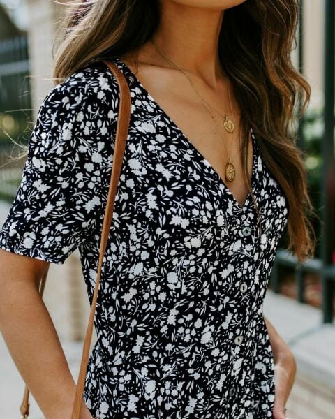 BLACK-FLORAL JUMPSUIT