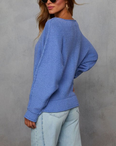 BLUE SWEATER