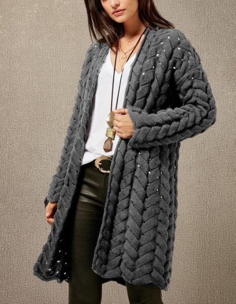 ANTHRACITE CARDIGAN