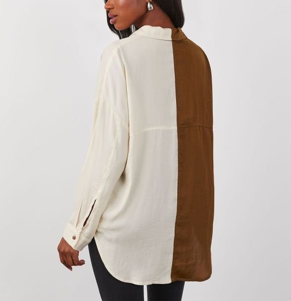 TOBACCO-ECRU GÖMLEK