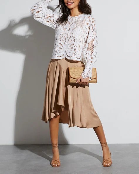 BEIGE SKIRT