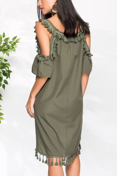 KHAKI DRESS