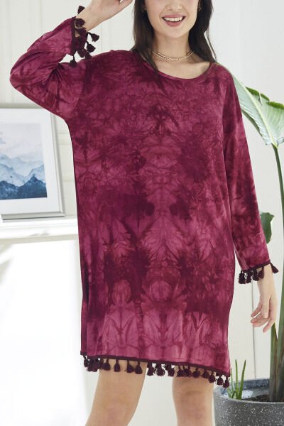 FUSCHIA-BATIK DRESS