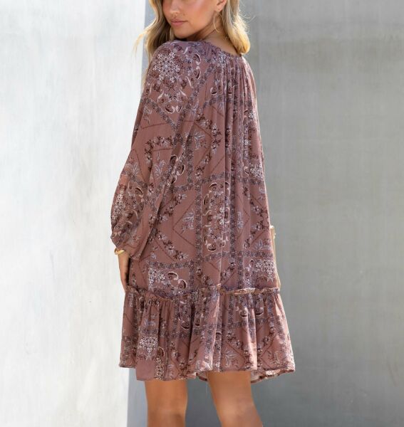 Dress Rose-Floral Nd24238