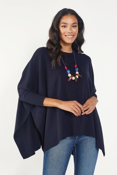Poncho Navy Nd24326