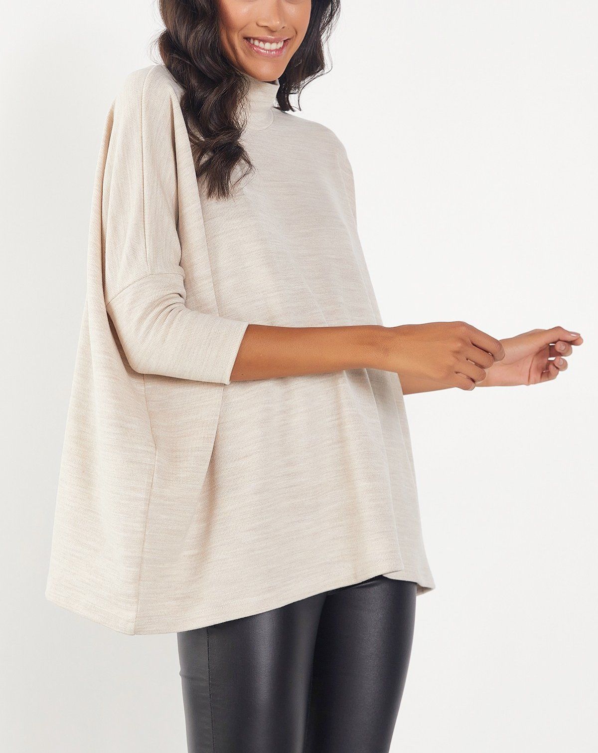 STONE PONCHO