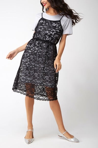 BLACK-GREY DRESS