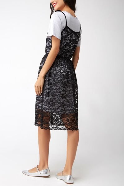 BLACK-GREY DRESS
