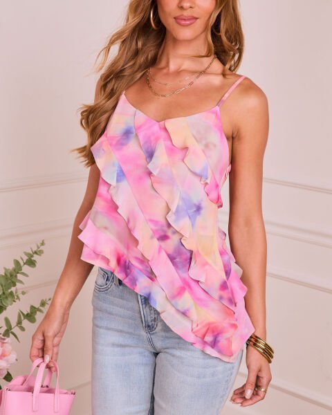 MULTCOLOR-PRINTED BLOUSE XL - MULTCOLOR-PRINTED
