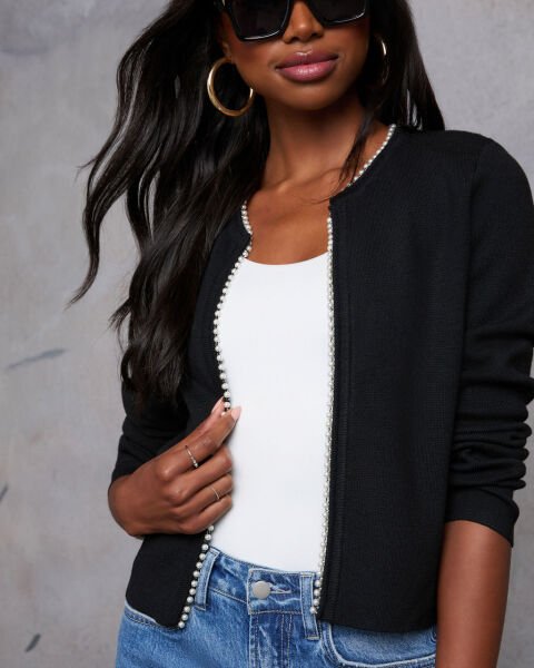 BLACK CARDIGAN