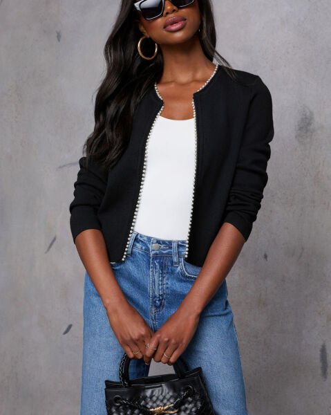 BLACK CARDIGAN