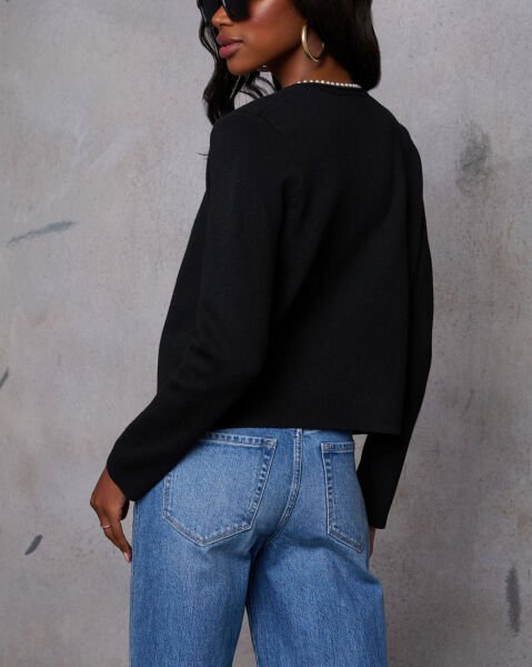 BLACK CARDIGAN