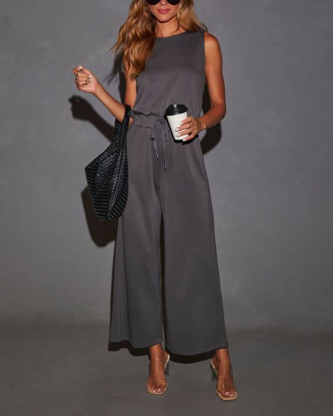 ANTHRACITE JUMPSUITE