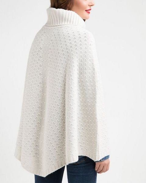 ECRU-PONCHO