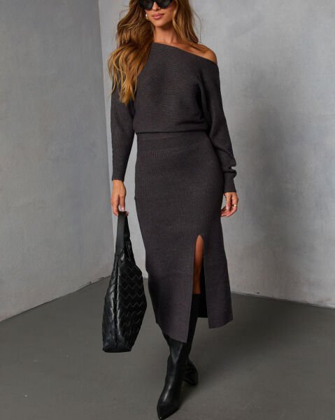 DARK-GREY DRESS