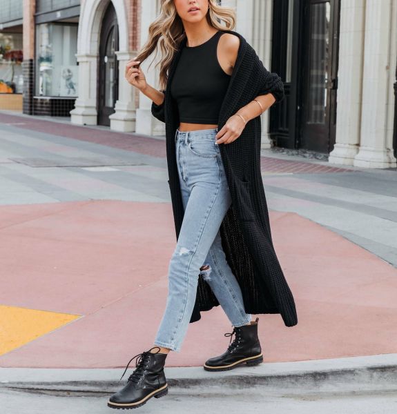 BLACK-CARDIGAN