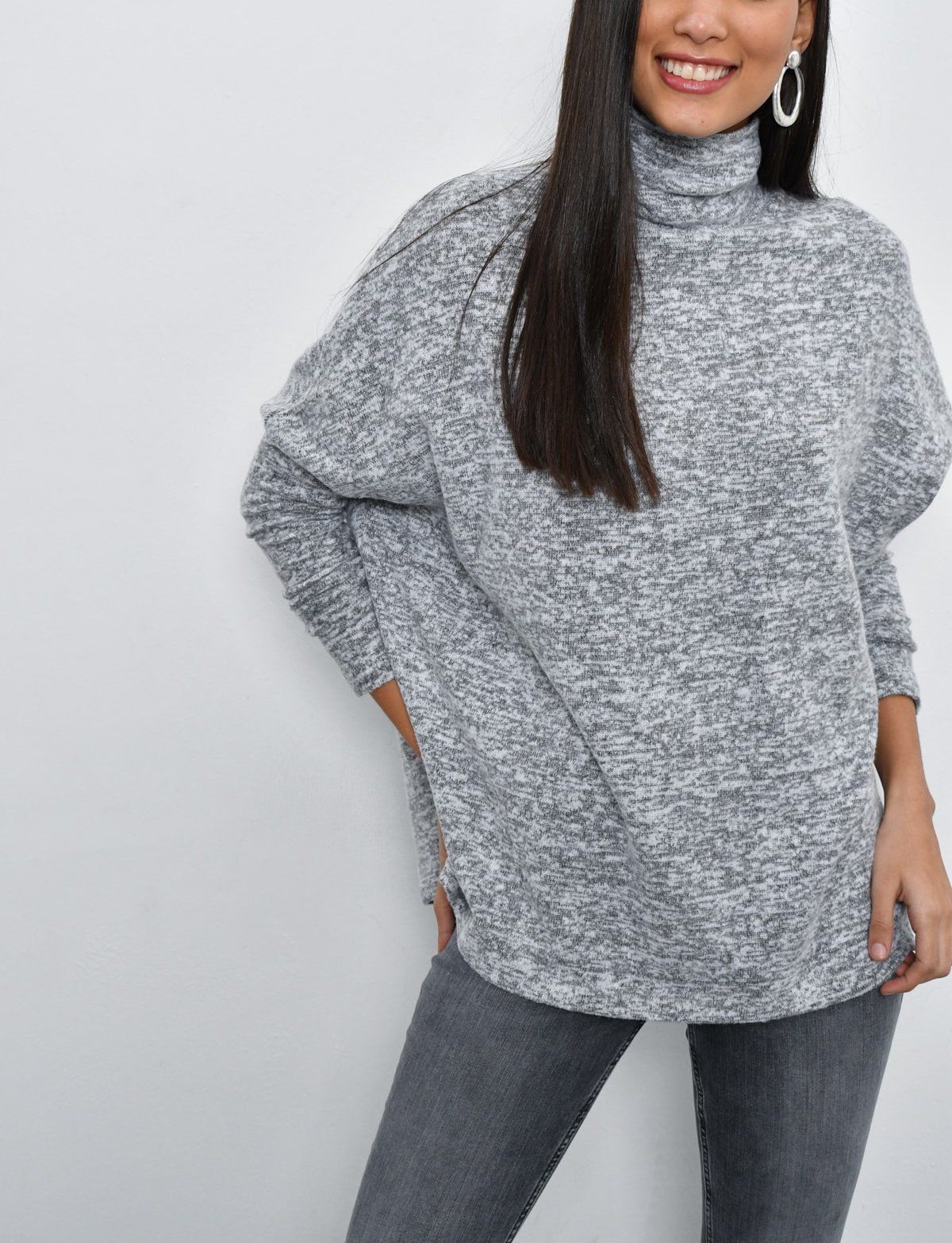 GREY BLOUSE