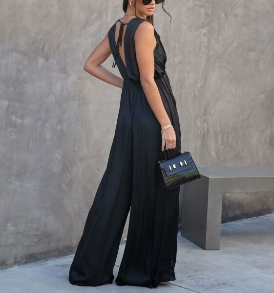 Jumpsuıt Black Nd25143