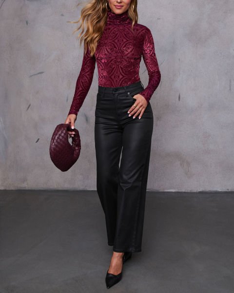 BURGUNDY-BLOUSE