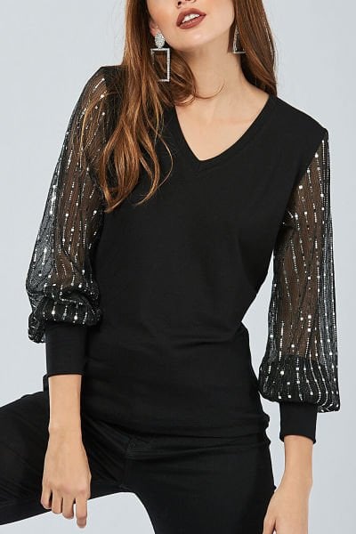 BLACK-BLOUSE