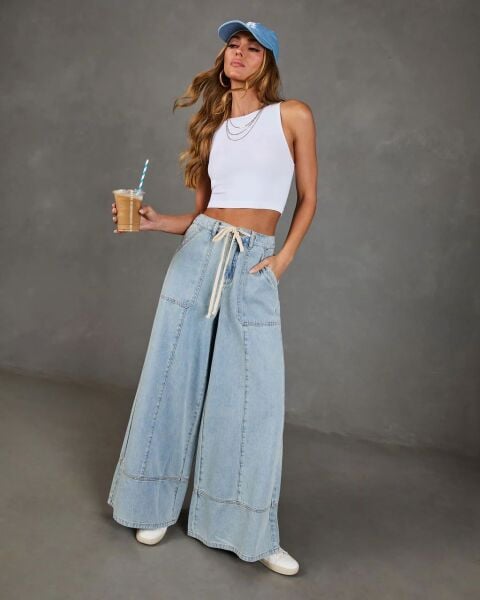 LIGHT-BLUE JEANS PANTS