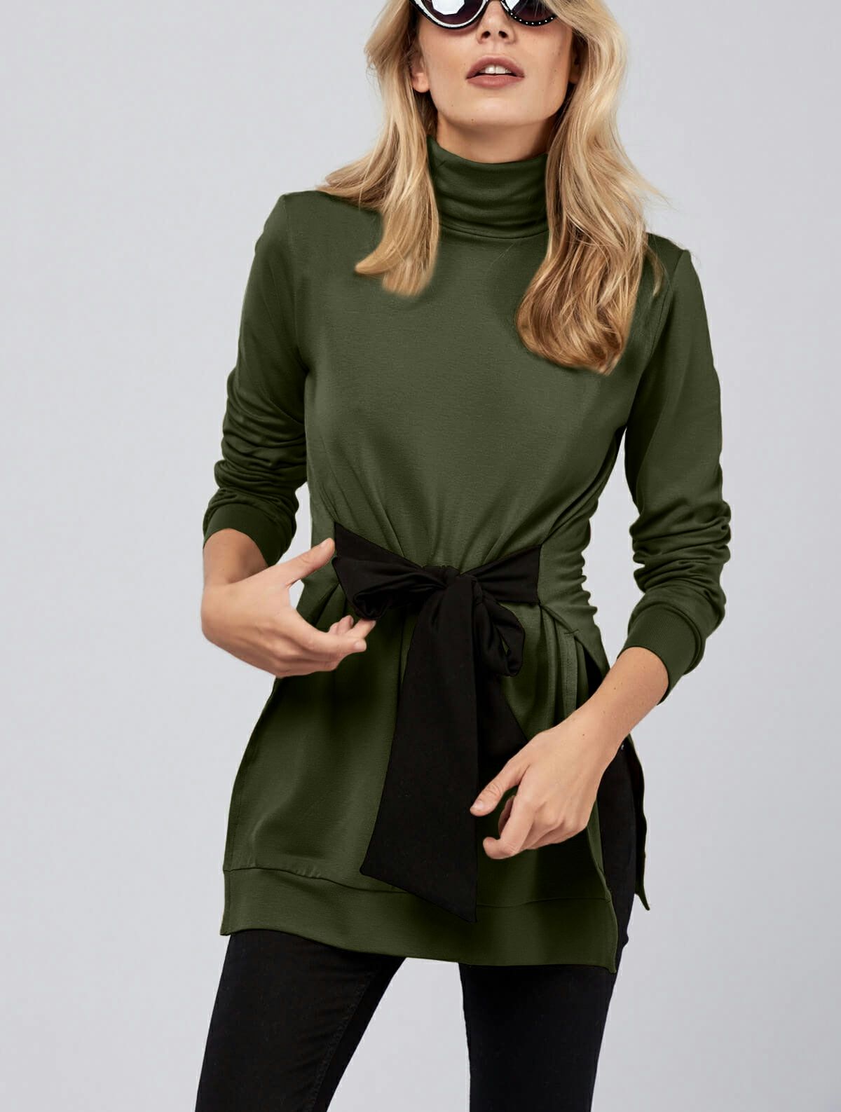 KHAKI-BLOUSE