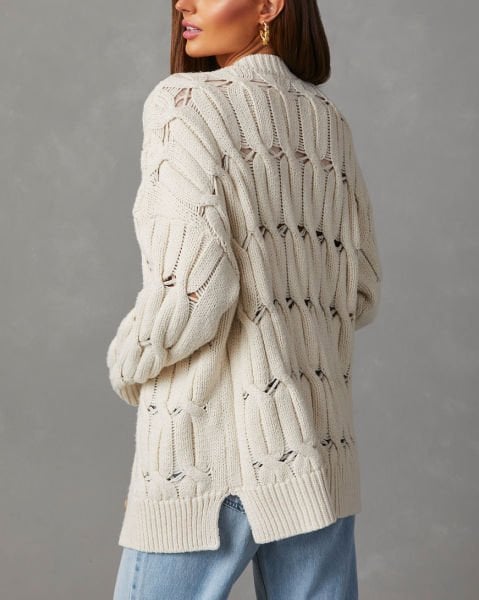 CREAM-CARDIGAN