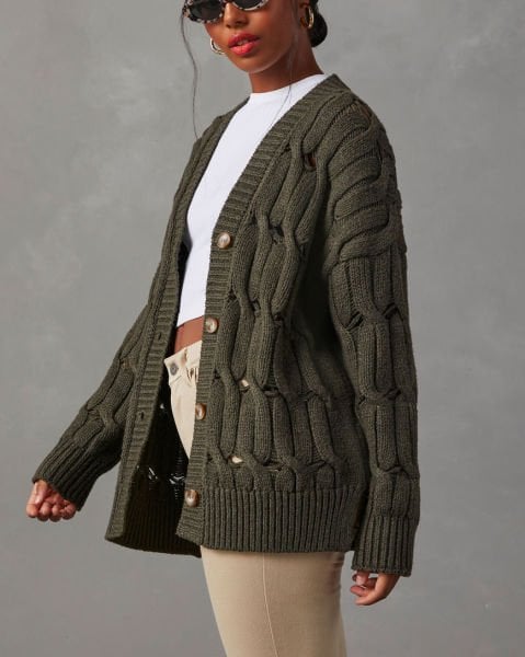 KHAKI-CARDIGAN