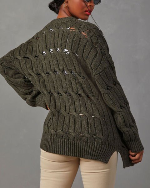 KHAKI-CARDIGAN