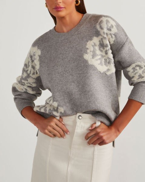 GREY-ECRU-FLORAL-SWEATERS