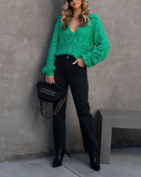 GREEN-SWEATERS