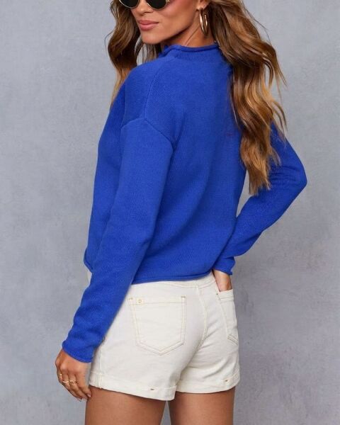 ROYAL-BLUE CARDIGAN