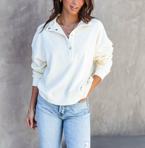 Sweatshirt Ecru Nd25241