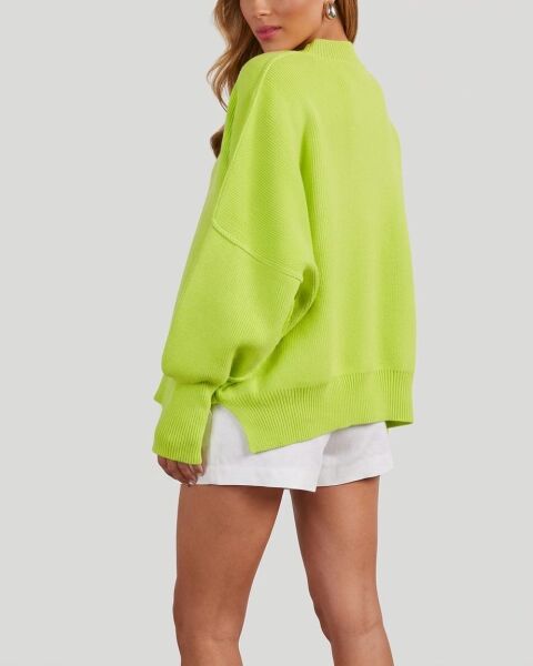 LIME SWEATER