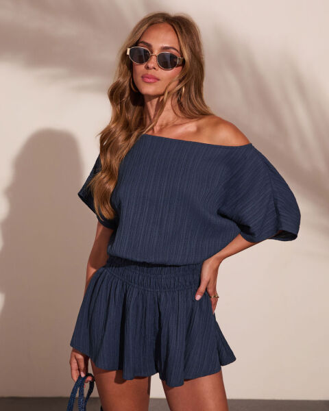 NAVY DRESS L - NAVY