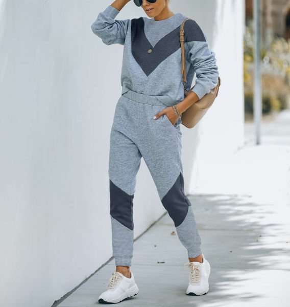 Grey-Anthracıte 2 Sets Of Top Ve Pantolon