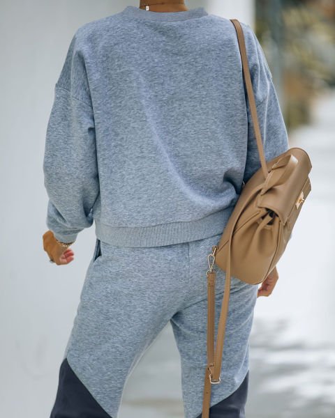 Grey-Anthracıte 2 Sets Of Top Ve Pantolon