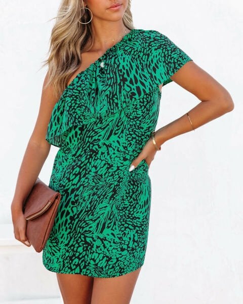 Dress Green-Black-Leopard Nd25353