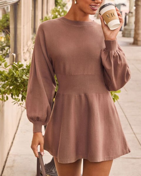 TAUPE DRESS