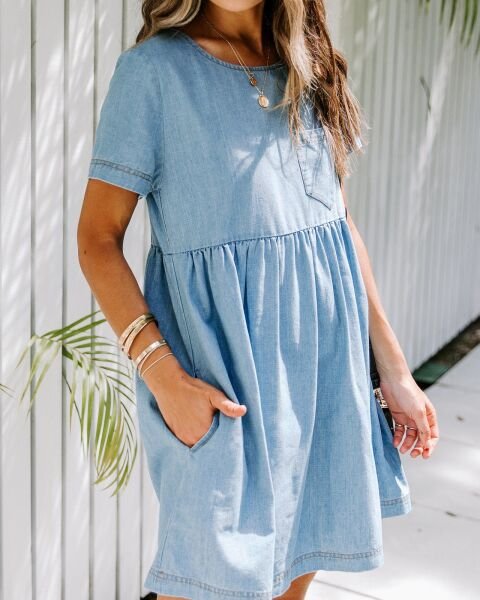 LIGHT-BLUE DRESS