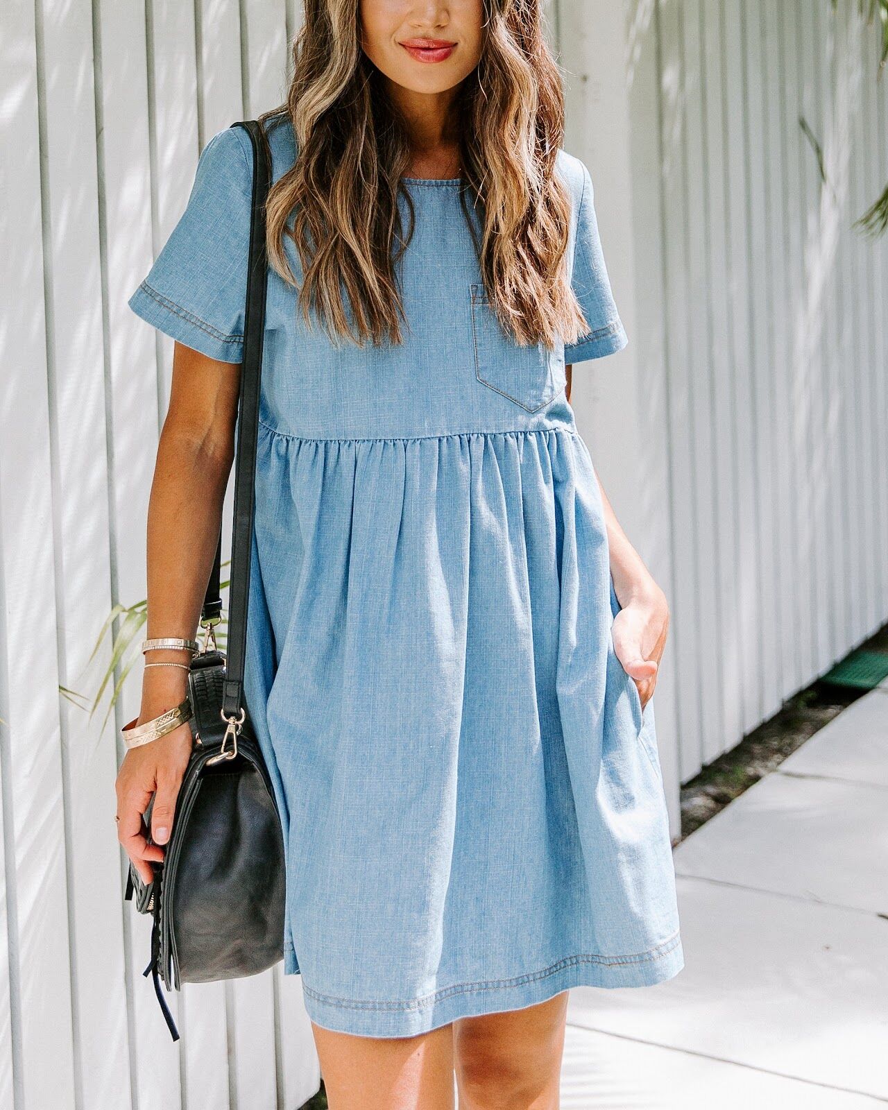 LIGHT-BLUE DRESS