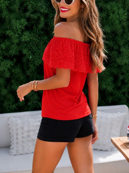 RED BLOUSE
